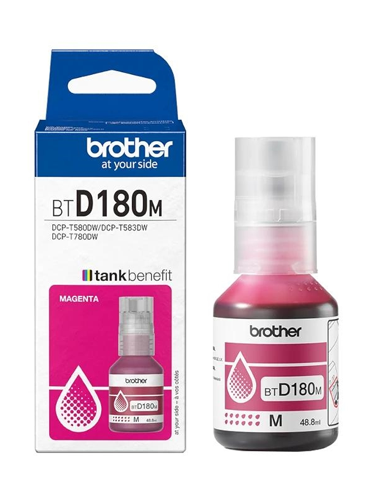 Brother Botella BTD180M Magenta 1