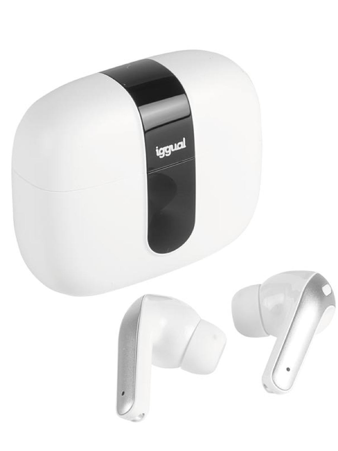 iggual Auriculares inalámbricos TWS Bluetooth blan 1