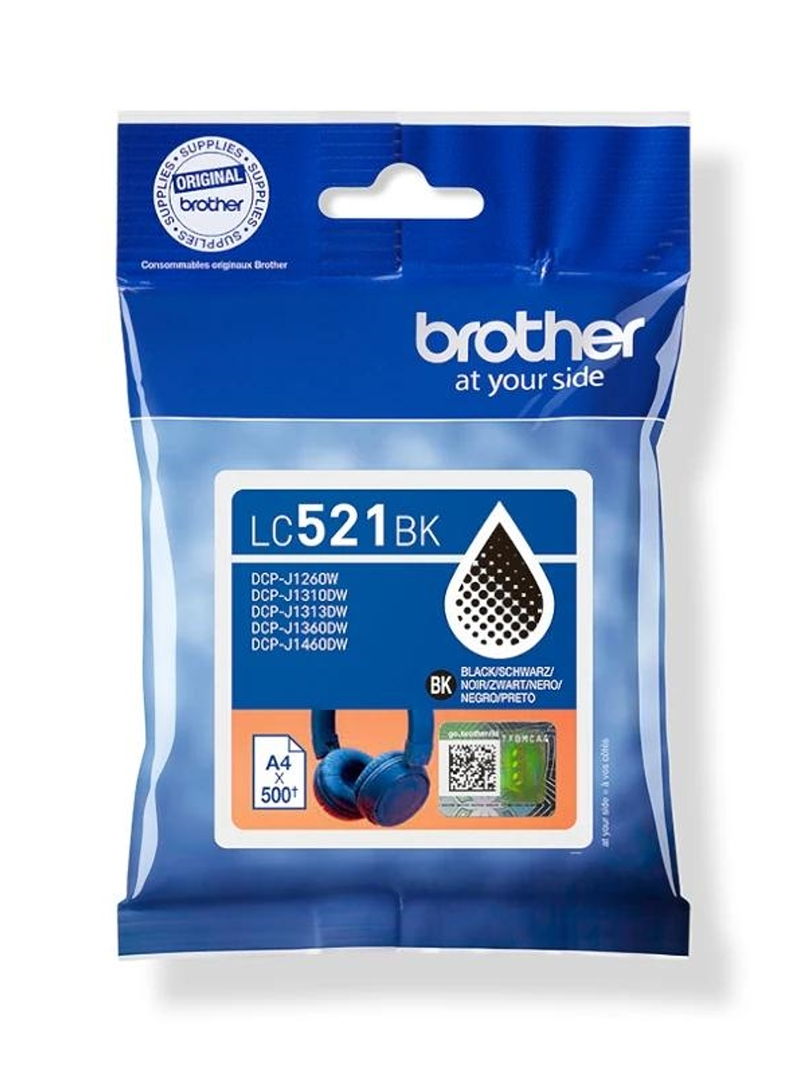 Brother Cartucho LC521BK Negro 1