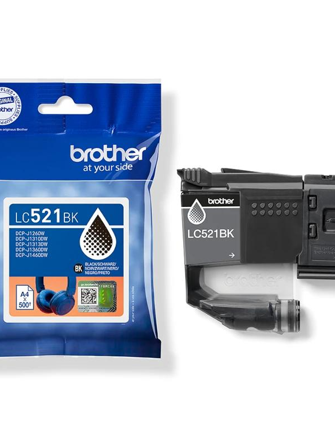 Brother Cartucho LC521BK Negro 3