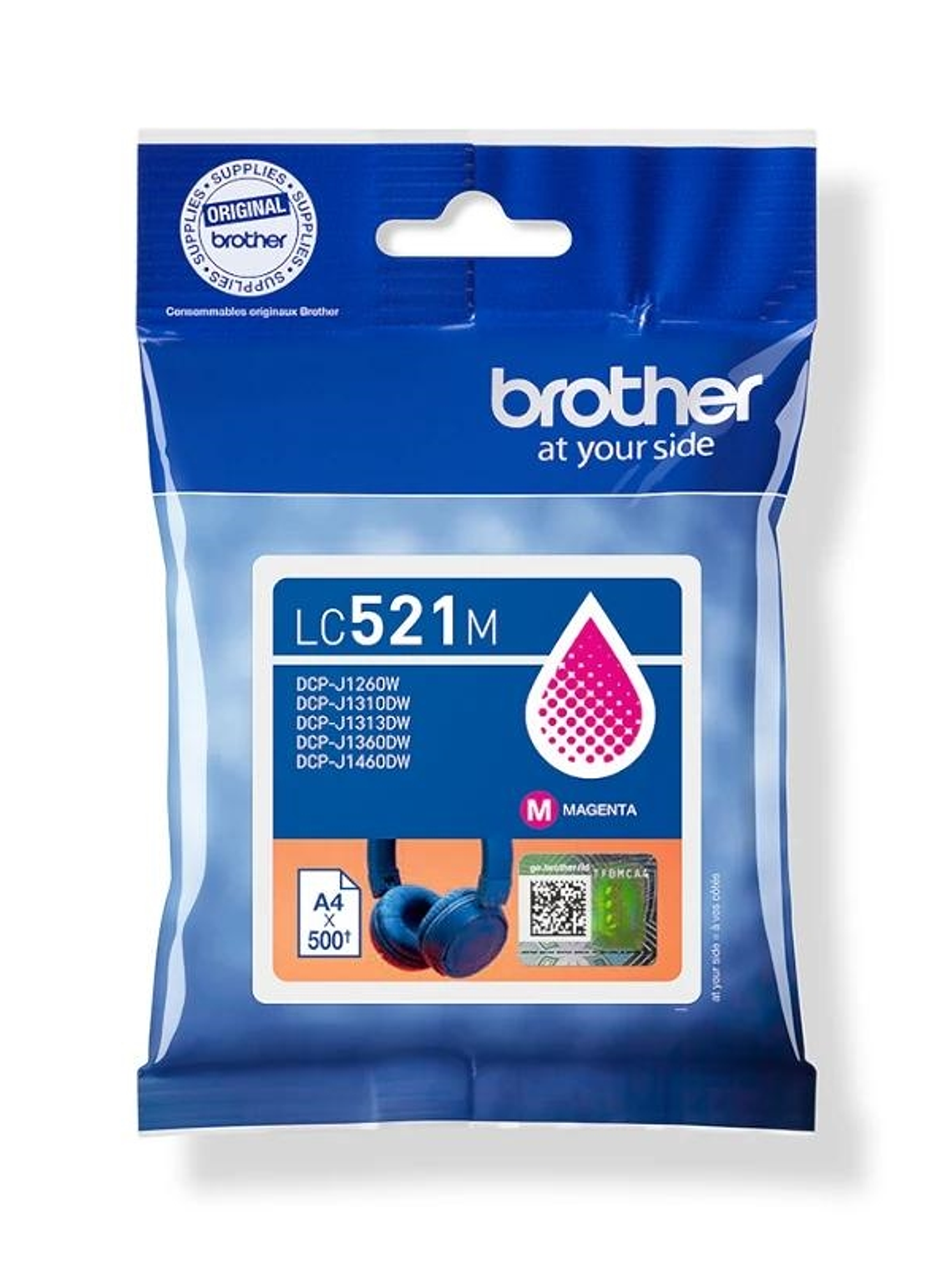 Brother Cartucho LC521M Magenta 1