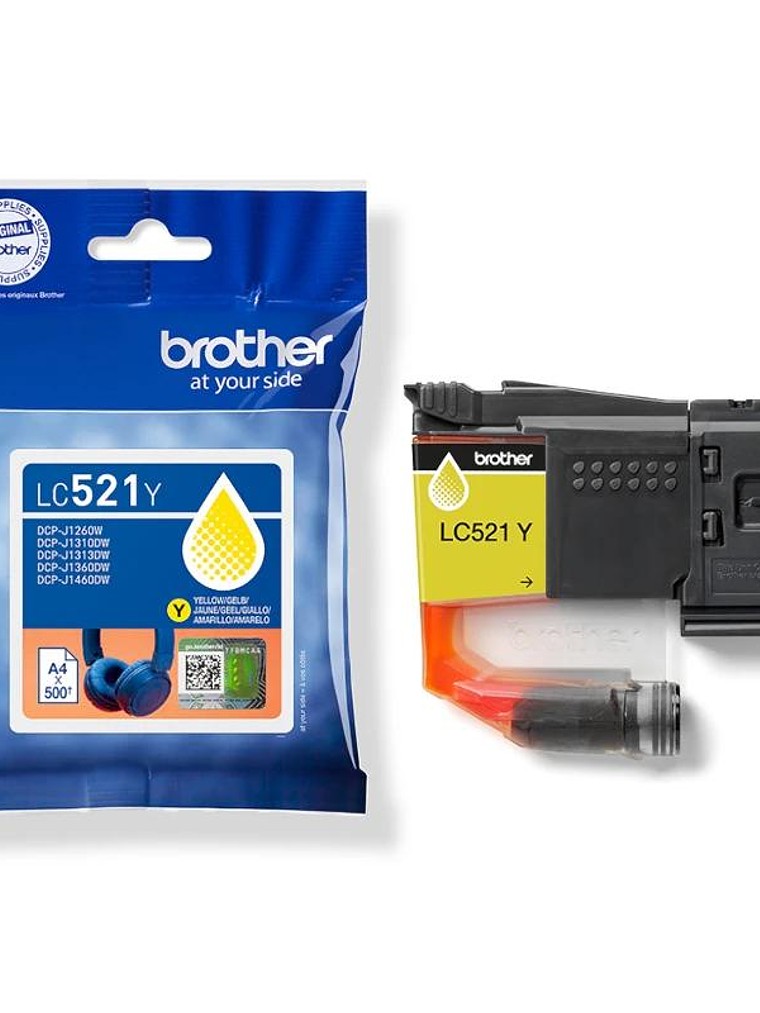 Brother Cartucho LC521Y Amarillo 3