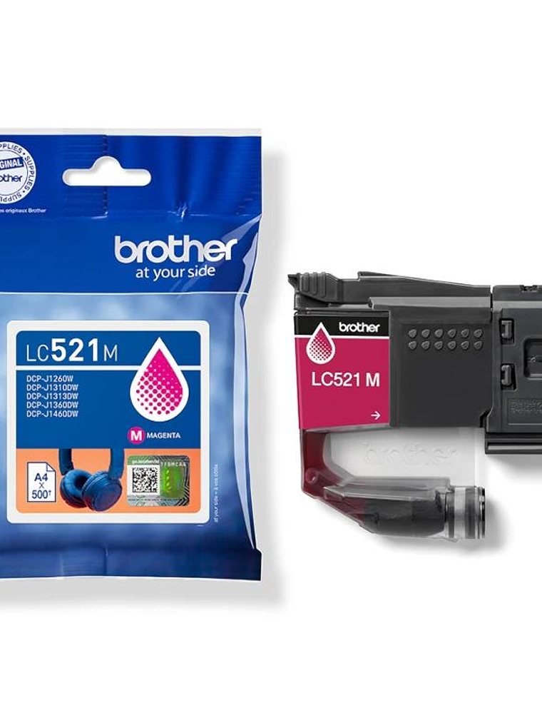 Brother Cartucho LC521M Magenta 3