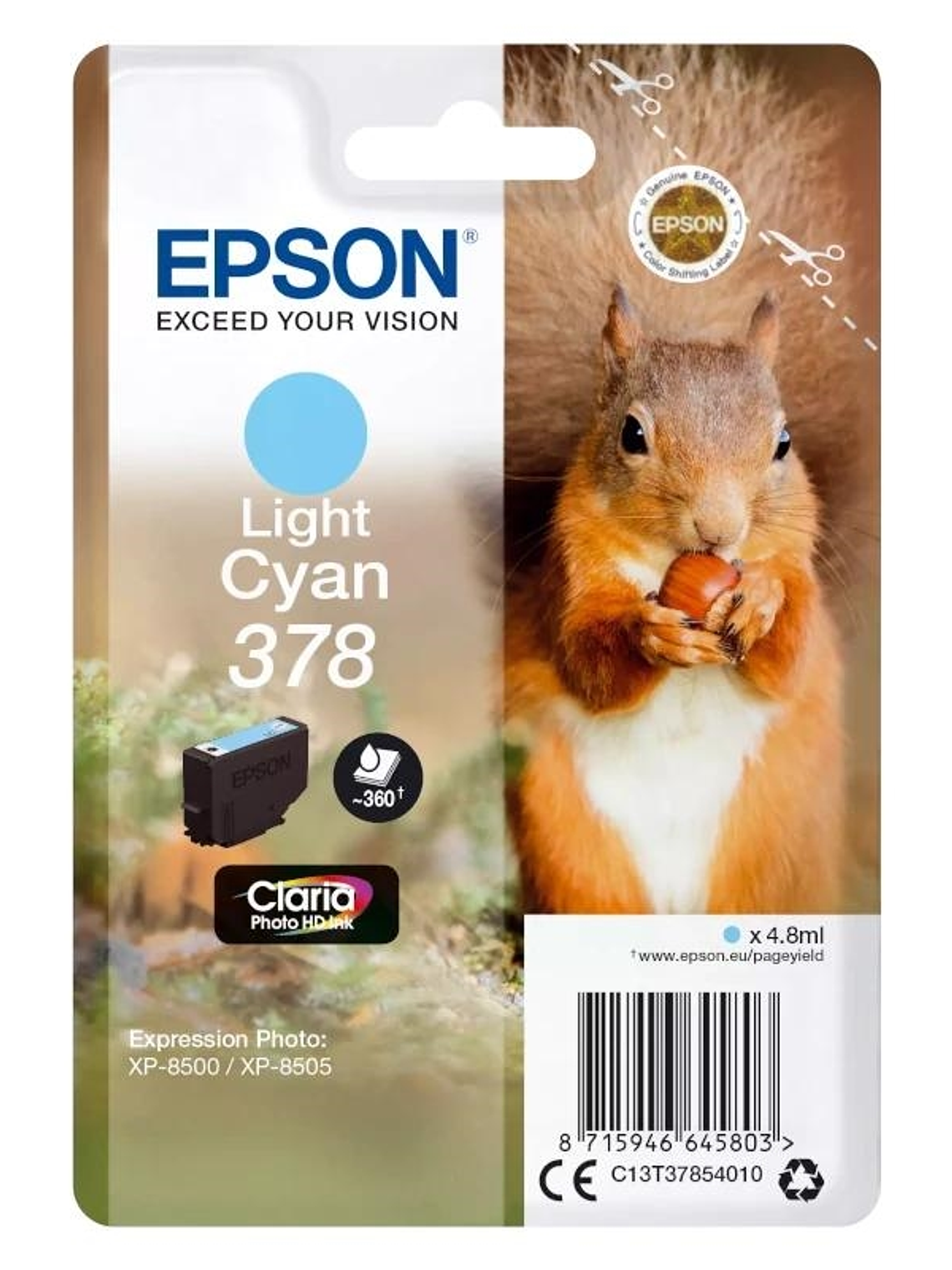 Epson Cartucho 378 Cian Claro 1