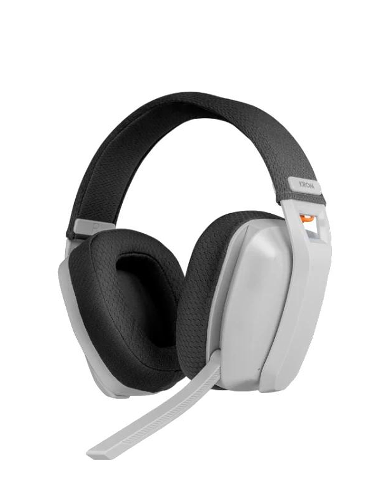 Krom Auriculares Gaming KANJI inalambrico blanco 1