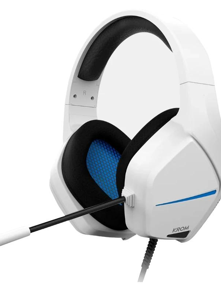 KROM KOPA MOVE AURICULAR GAMNG ESTEREO BLANCO AZUL 1