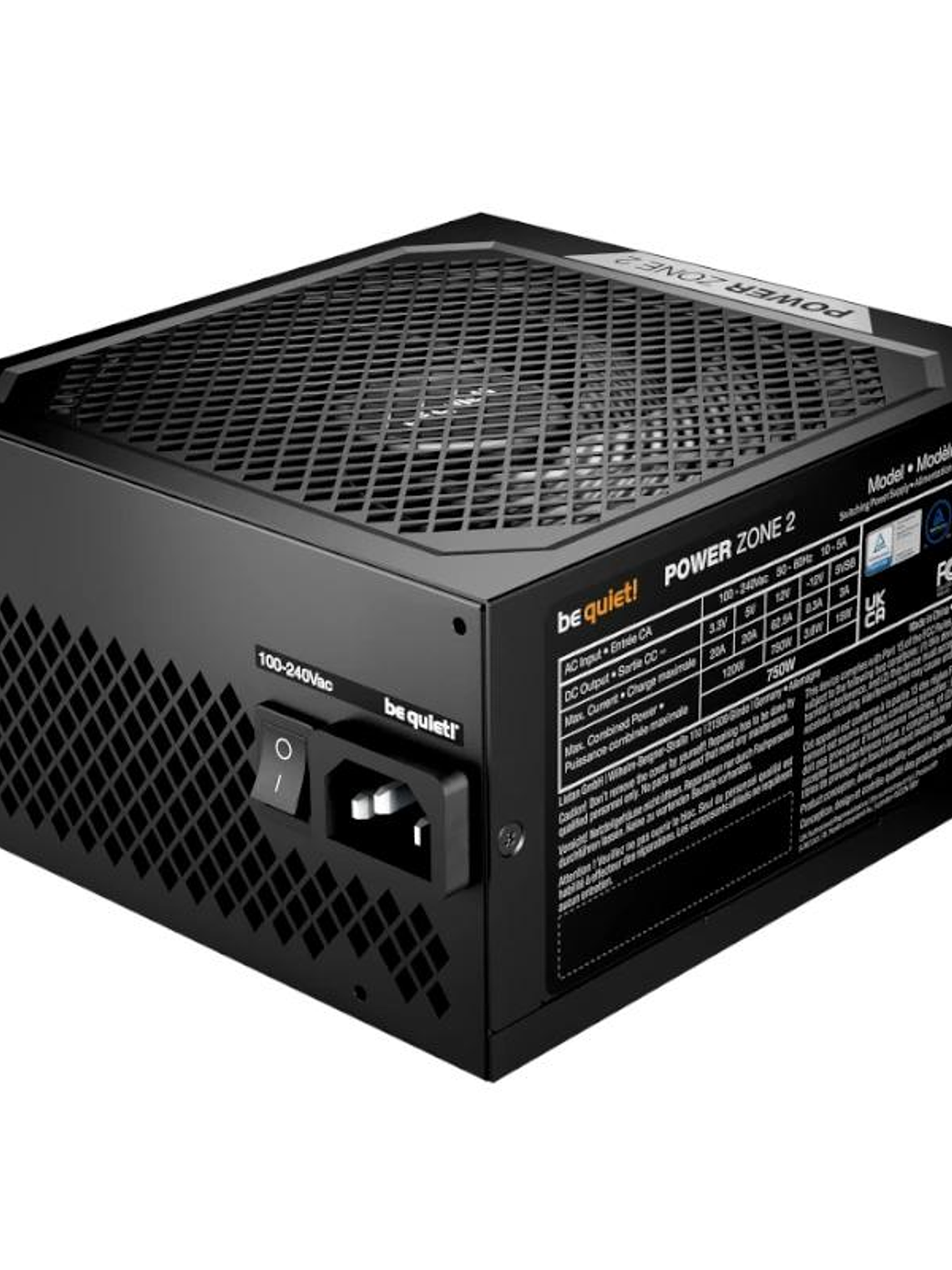 be quiet! Fuente Power Zone2 750W 80 PLUS Platinum 2