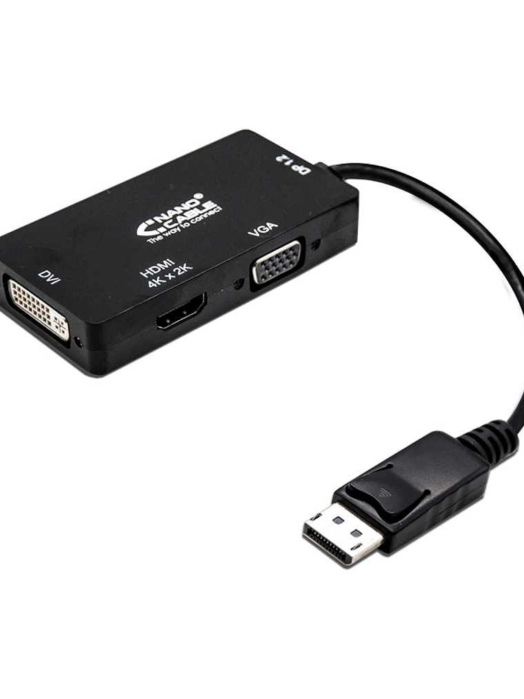Nanocable Conversor Displayport  A VGA/DVI/HDMI 1