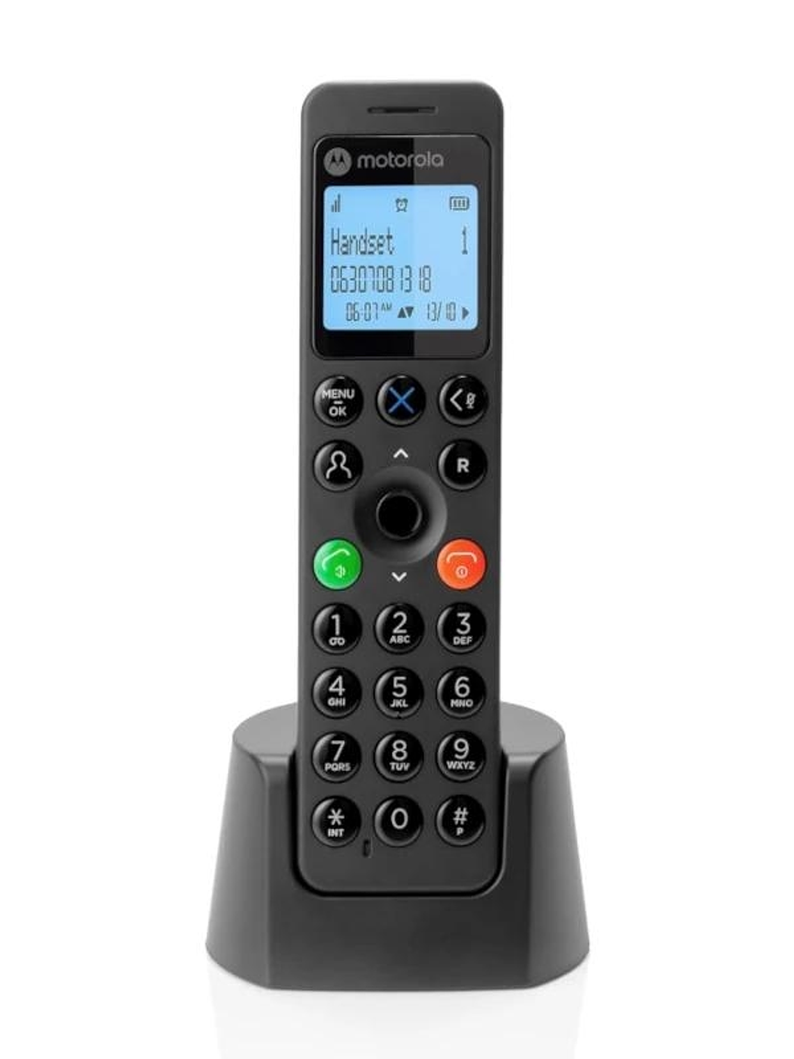 MOTOROLA DOT201 teléfono DECT Negro 1