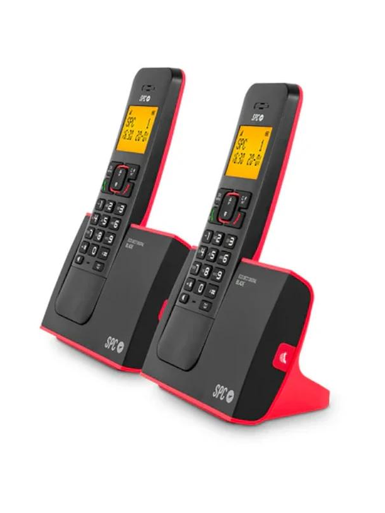 SPC 7292RC2 Telefono DECT BLADE ID AG50 Rojo Duo 2