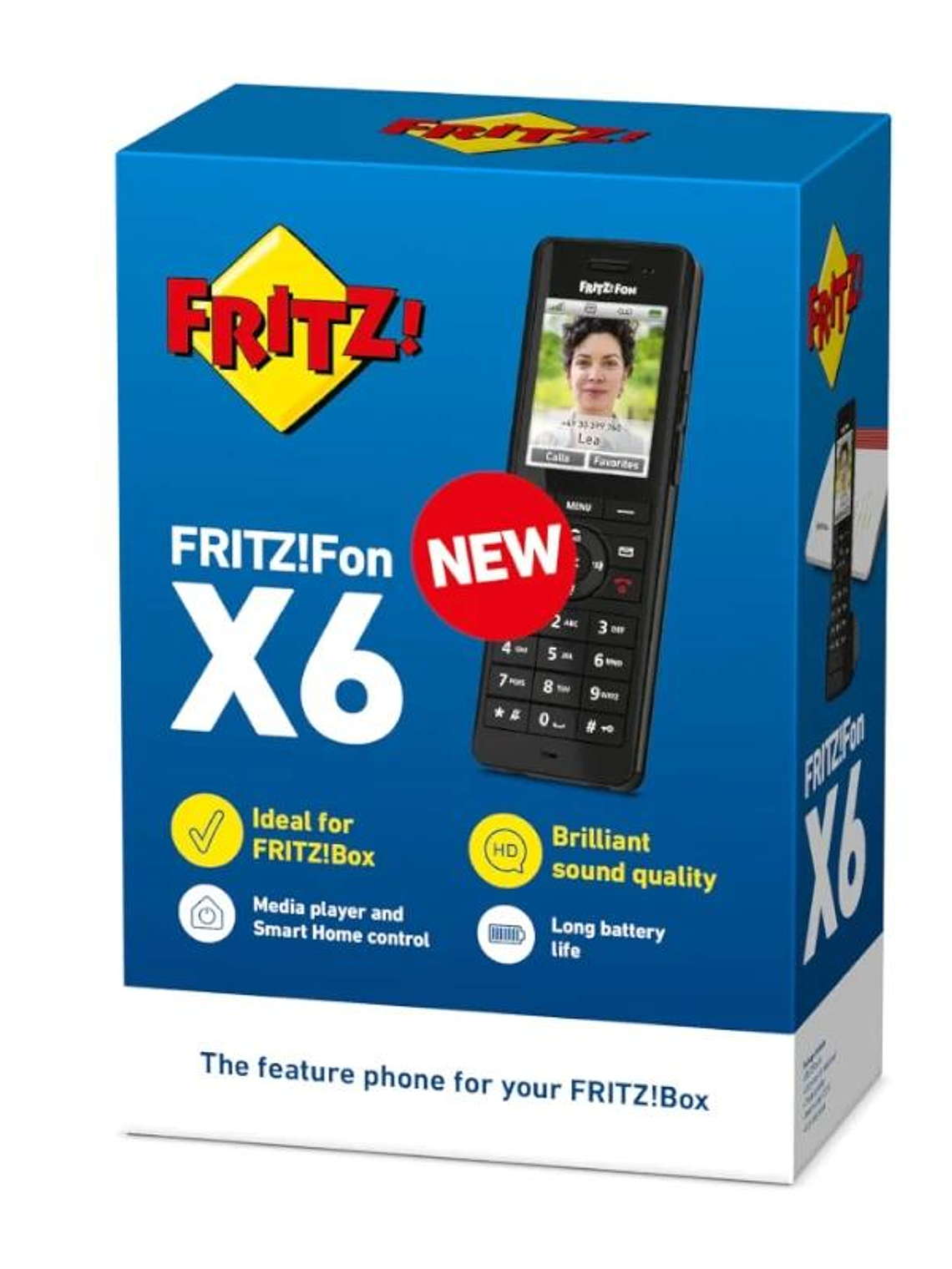 FRITZ! Fon X6 Teléfono inalamb.DECT Negro 4