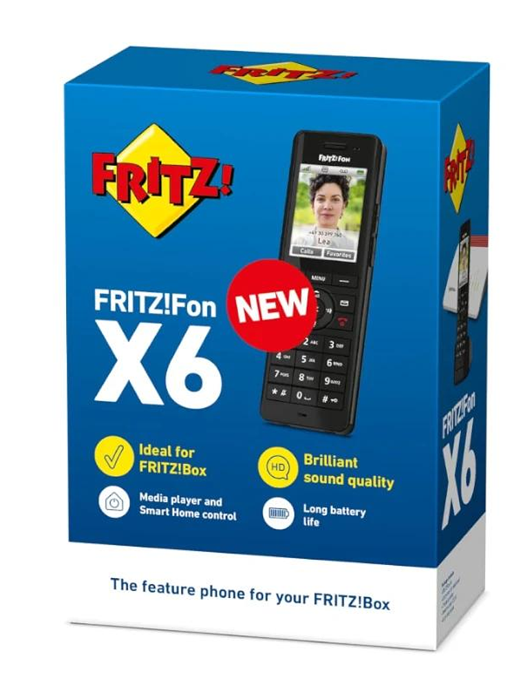 FRITZ! Fon X6 Teléfono inalamb.DECT Negro 4