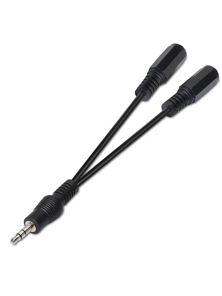 Nanocable Cable Audio Estéreo 2Jack 3.5H Jack 3.5M 3