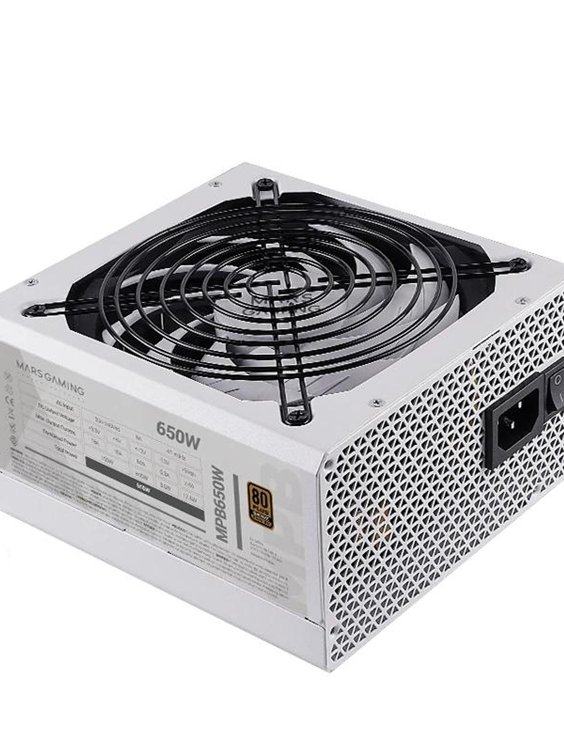 MARS GAMING PSU 650W,DC-DC & SMD TECH,7A GARANTIA 1