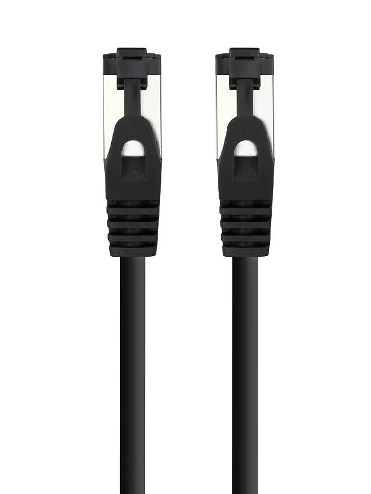 Nanocable Cable red Cat. 8.1 2GHZ SSTP Negro 0,30m 3