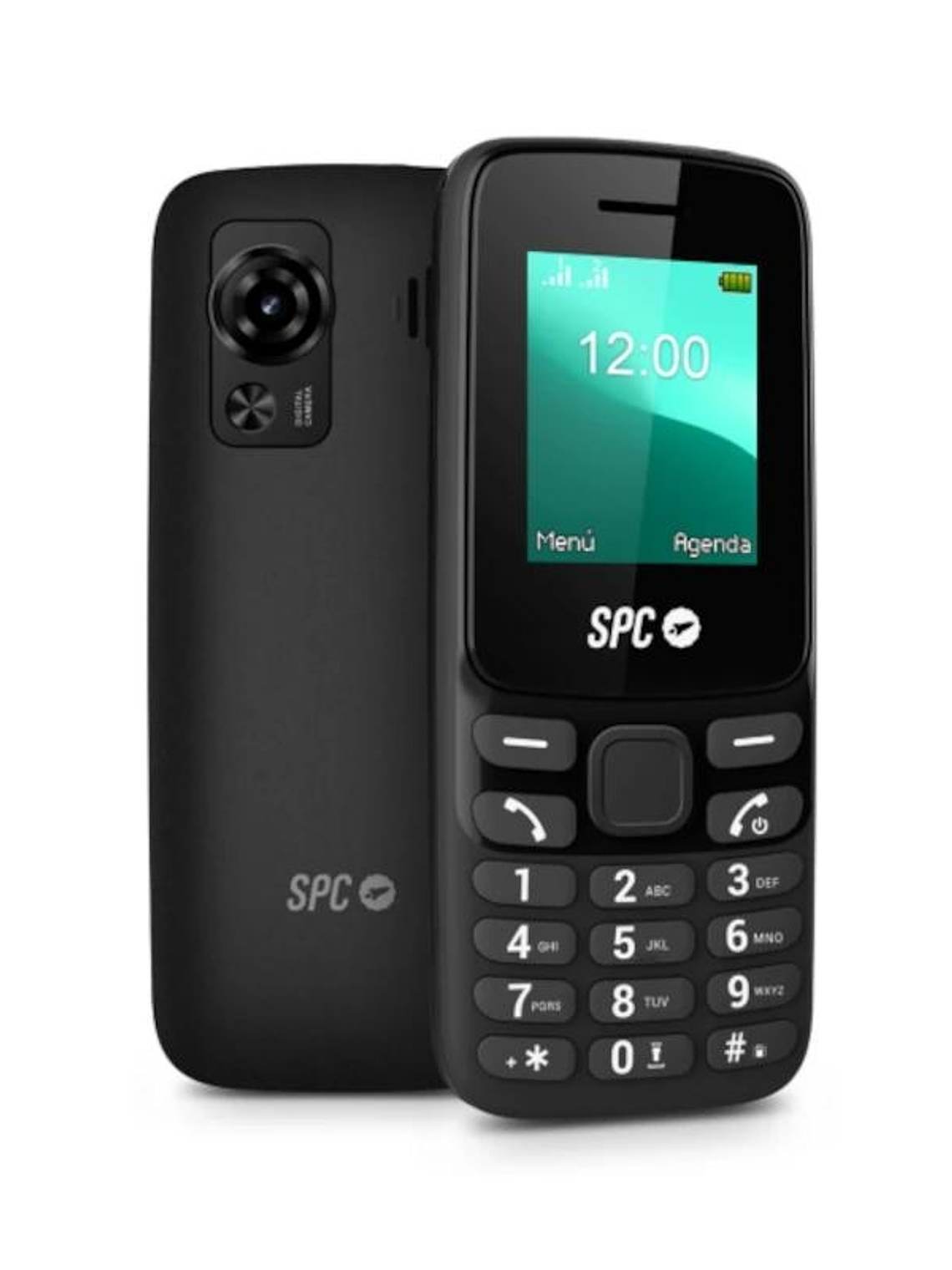 SPC 2341N Talk 2 Go Telefono Movil BT FM Negro 1