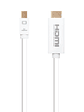 Nanocable Cable Conversor Mini DP/ HDMI 2 M Blanco - Miniatura 2
