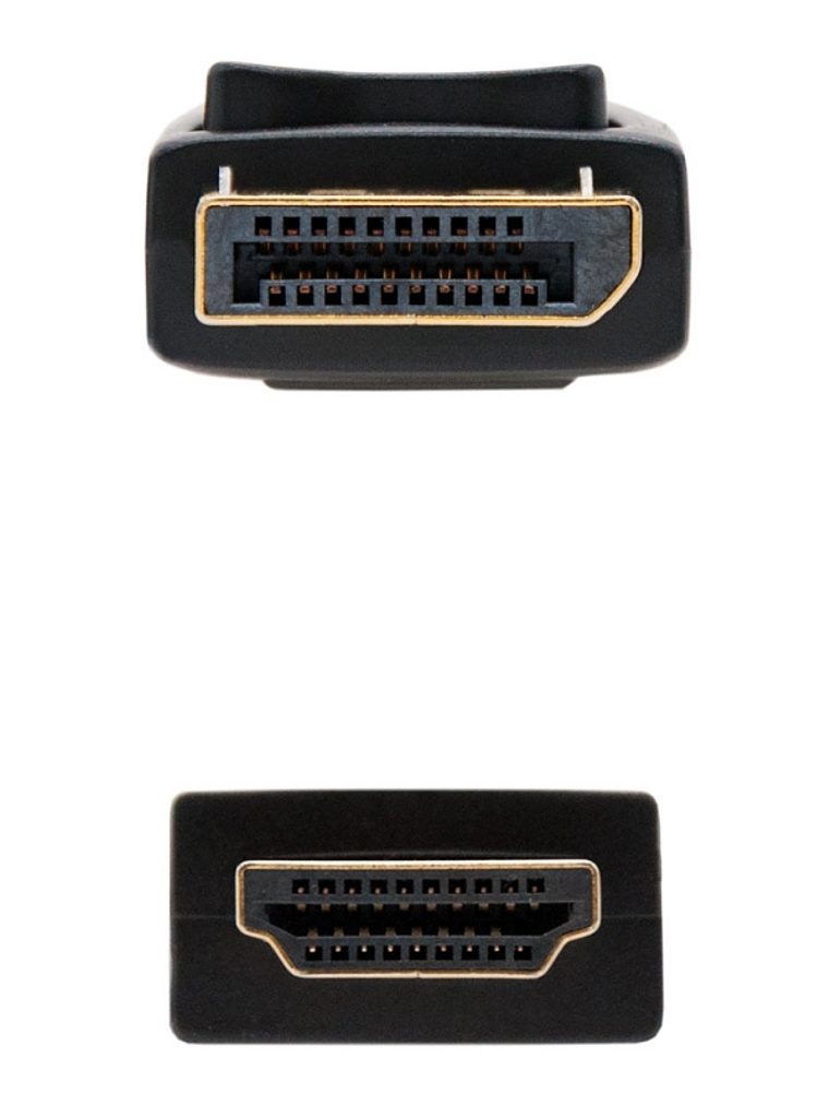 Nanocable Cable Conversor DP a HDMI 3 M Negro 2