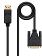 Nanocable Cable Conversor DP a DVI  2 M Negro - Miniatura 2