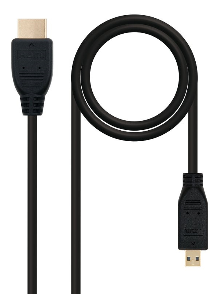 Nanocable Cable Micro HDMI 1.4  A/M-D/M 0.8 M 1