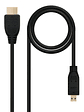 Nanocable Cable Micro HDMI 1.4  A/M-D/M 0.8 M - Miniatura 1