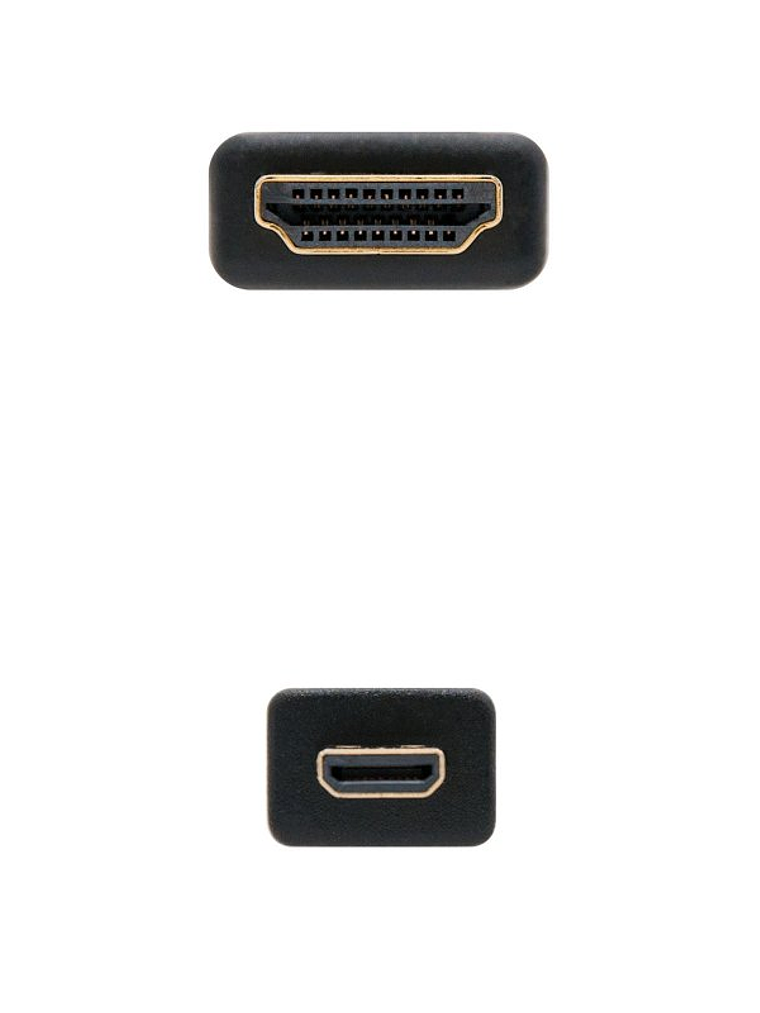 Nanocable Cable Micro HDMI 1.4  A/M-D/M 0.8 M 3
