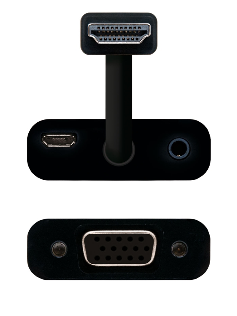 Nanocable Conversor HDMI/SVGA+AUDIO HDMI/M-SVGA/H 2