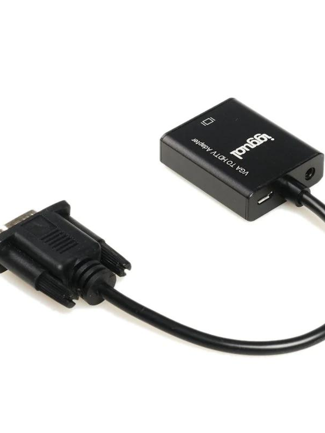 iggual Adaptador VGA a HDMI + audio + microUSB 2