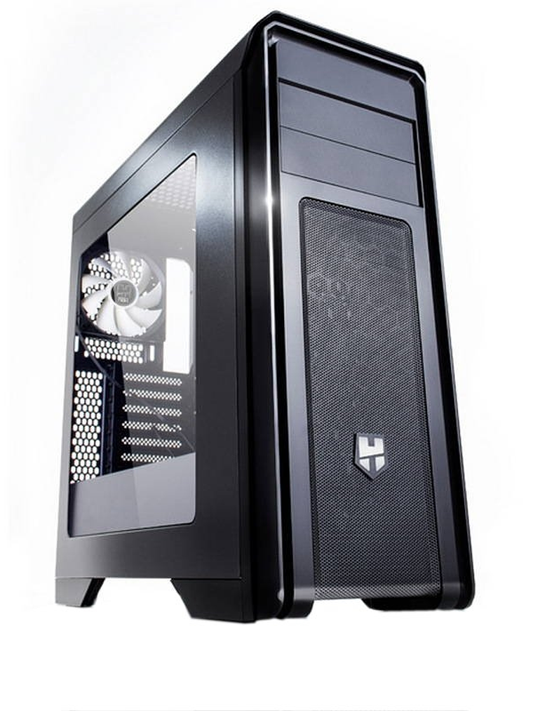 NOX Semitorre ATX  Hummer ZX Negra Ventana 1