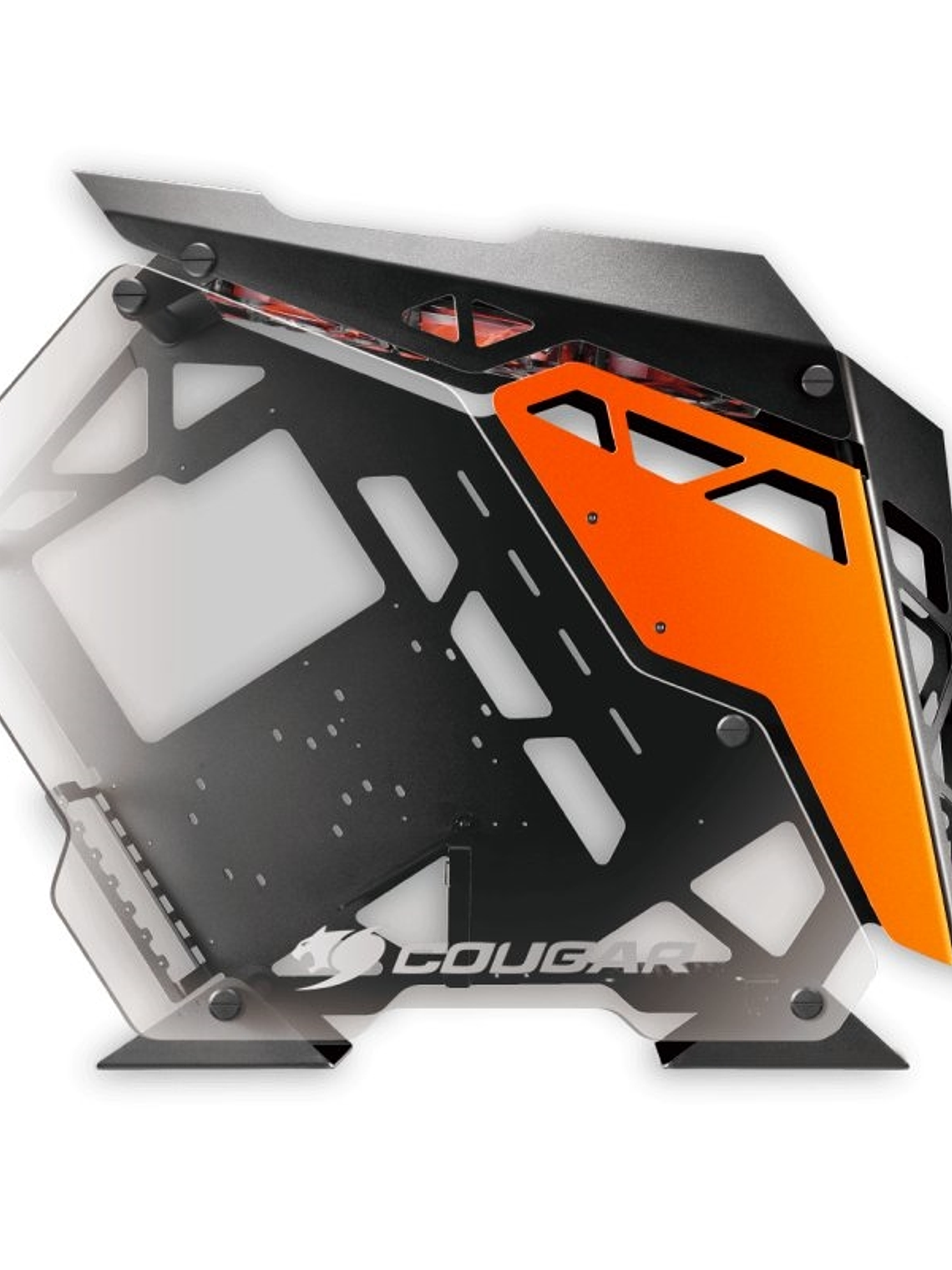 Cougar Caja Miditorre Conquer Cristal Templado 1