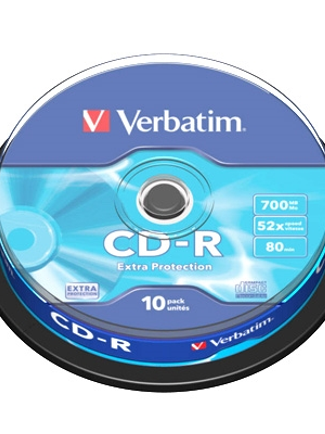 Verbatim CD-R 700MB 52x Tarrina 10Uds 1