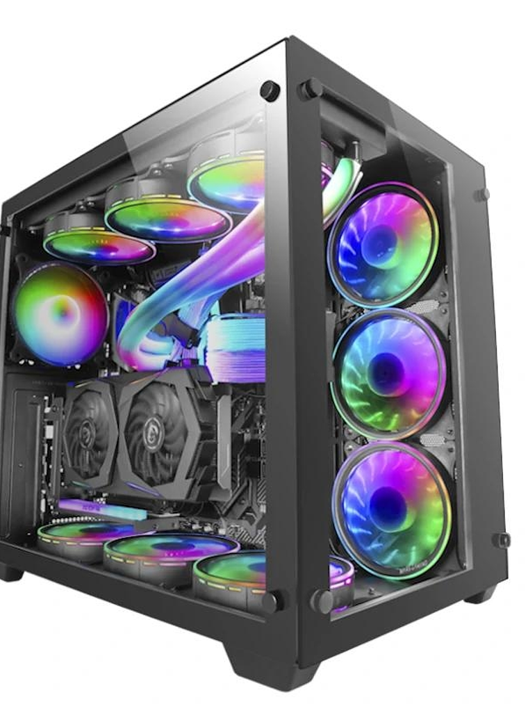 MARS GAMING Torre E-ATX MCV3 PREMIUM XXL BLACK 1