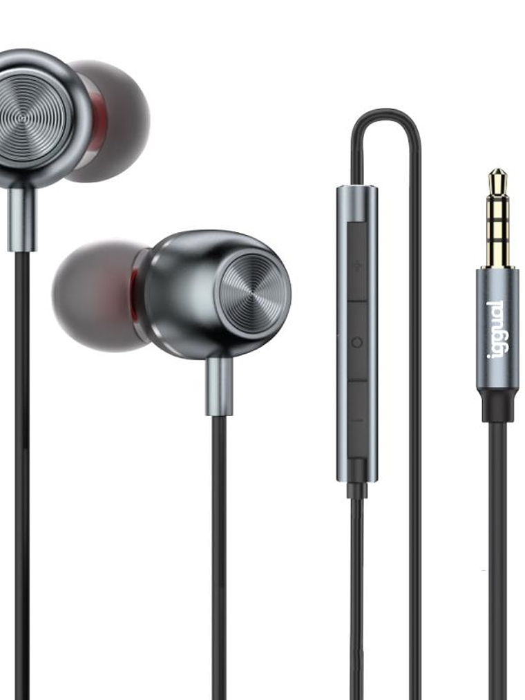 iggual Auriculares con micro intrauditivos Jack3,5 1