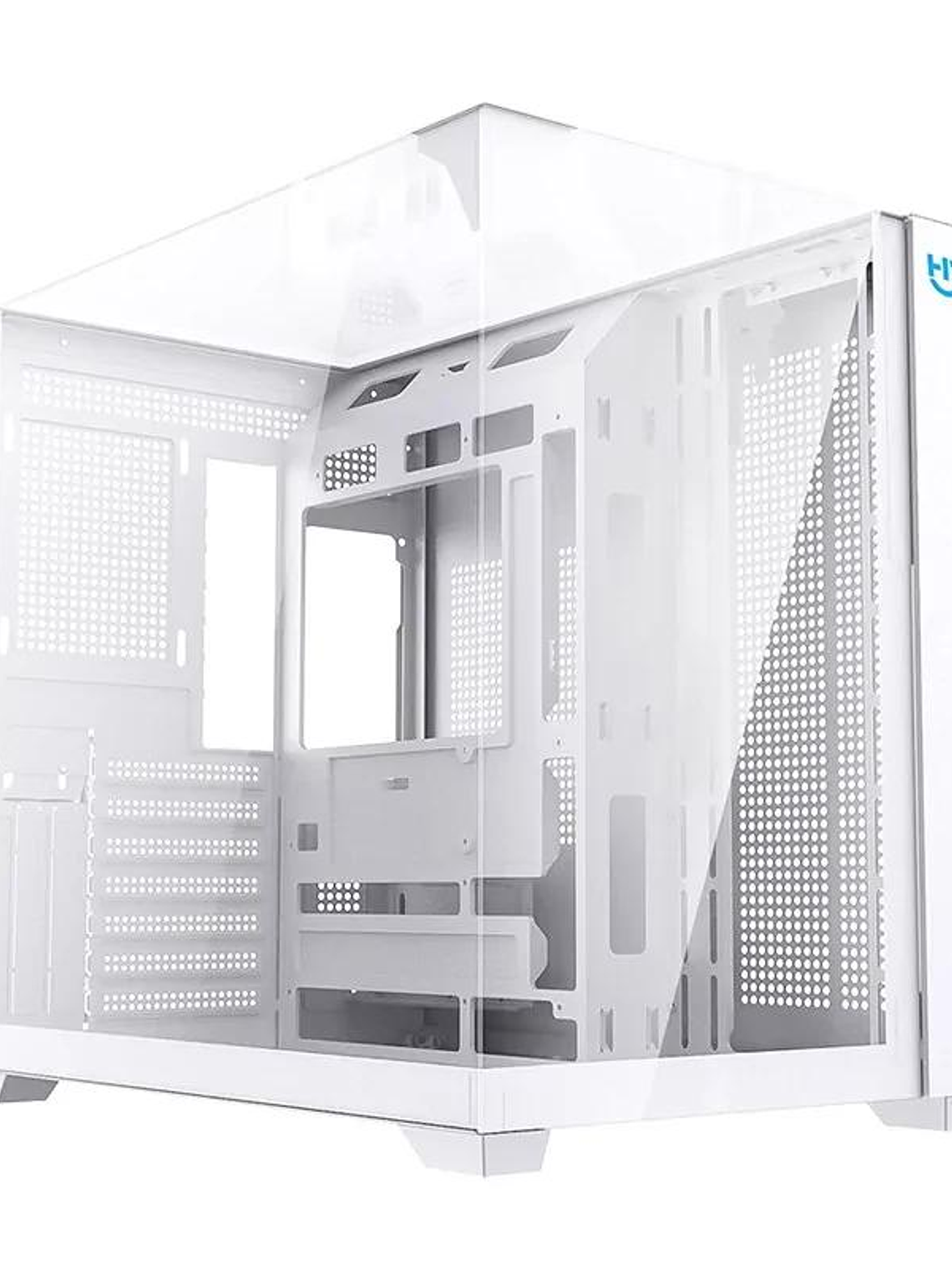 Hiditec Caja ATX Gaming Sky White USB 3.1 TYPE-C 2