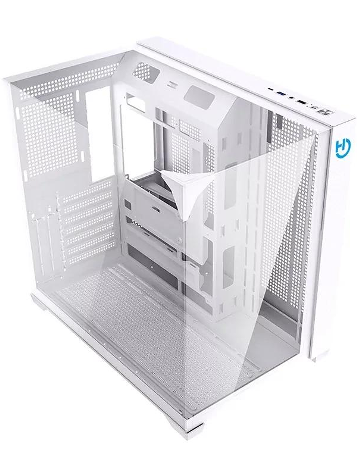Hiditec Caja ATX Gaming Sky White USB 3.1 TYPE-C 3