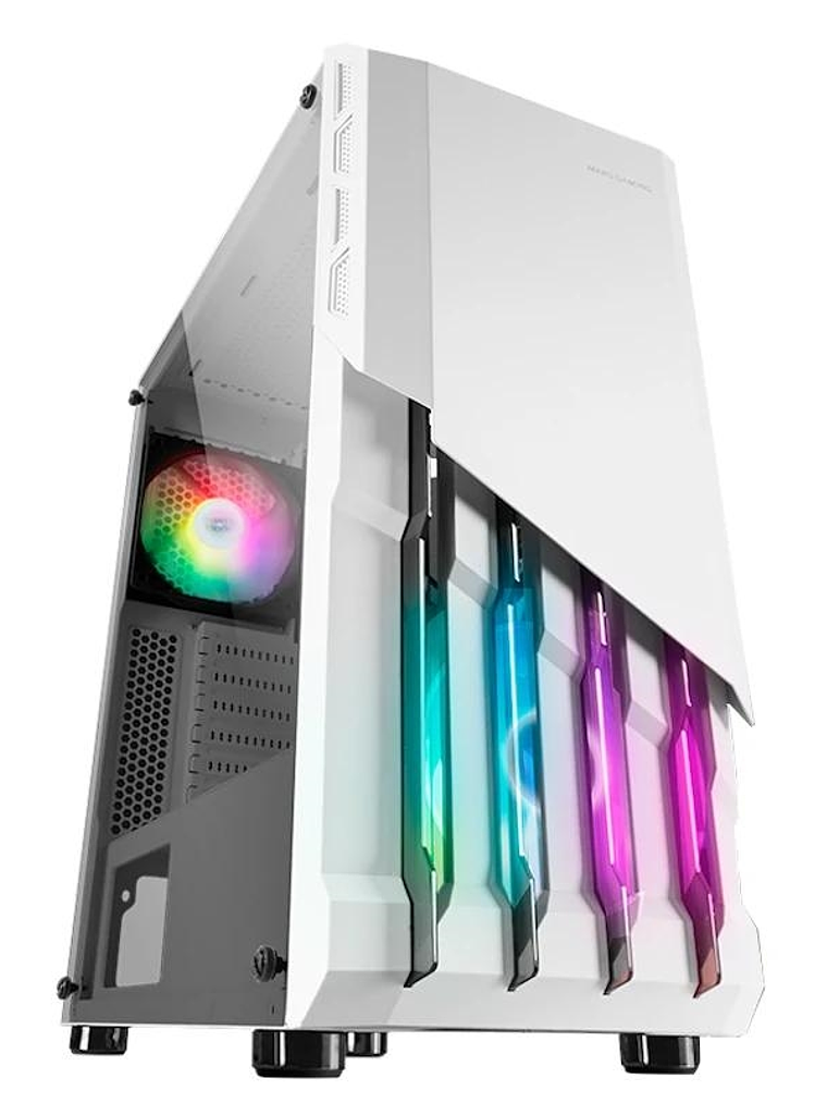 MARS GAMING Semitorre MC-X2 ATX METAL FRONT WHITE 1
