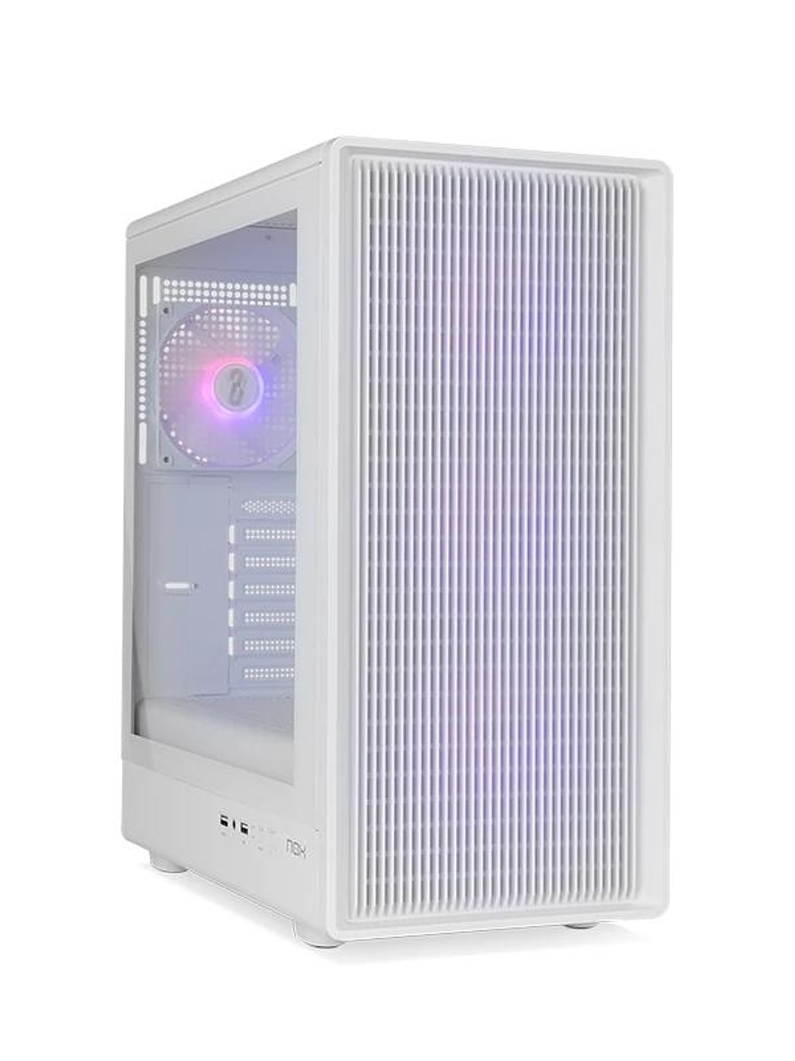 NOX Semitorre INFINITY IOTA ARGB Blanco USB 3.0 1