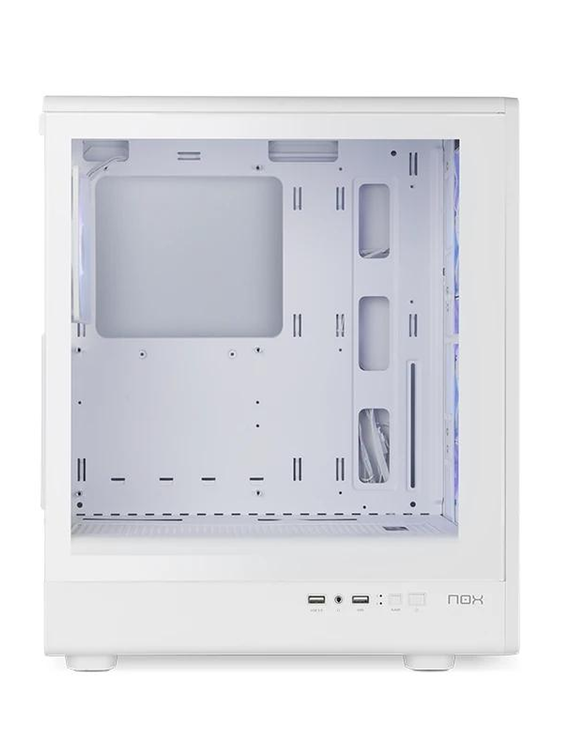 NOX Semitorre INFINITY IOTA ARGB Blanco USB 3.0 2