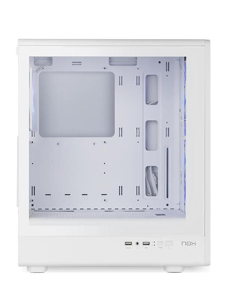 NOX Semitorre INFINITY IOTA ARGB Blanco USB 3.0 2