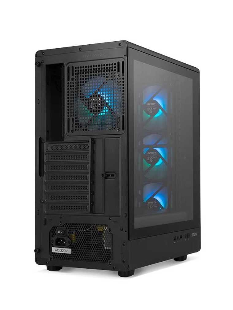 NOX Semitorre INFINITY IOTA  ARGB Negro USB 3.0 4