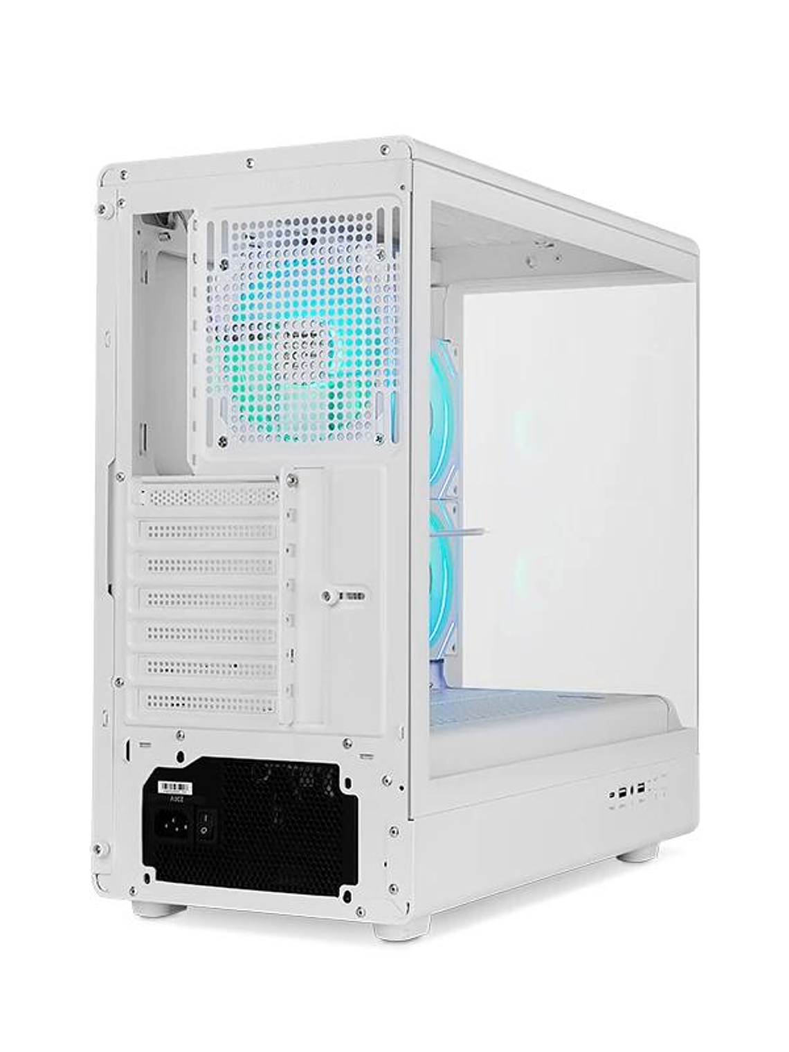 NOX Semitorre HUMMER SIGNAL Frameless ARGB Blanco 4