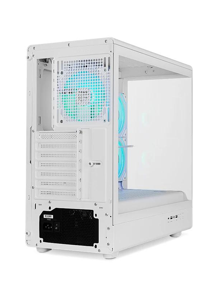 NOX Semitorre HUMMER SIGNAL Frameless ARGB Blanco 4