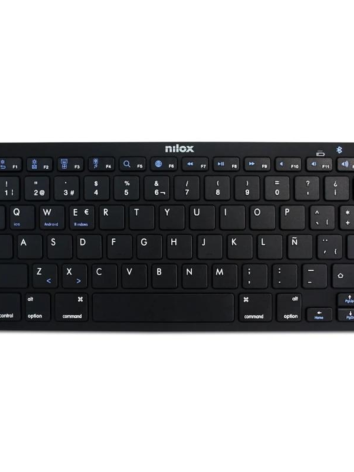 Nilox Teclado NXKB01B Bluetooh, Negro 1