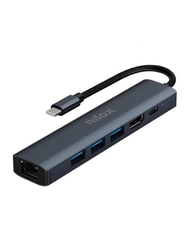NILOX Docking Station Usb C 6 en 1 1