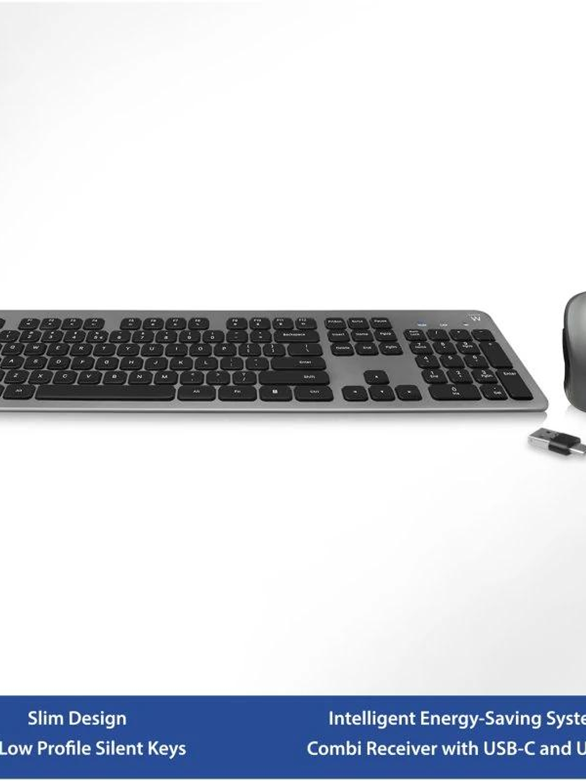 EWENT Kit Teclado +raton Ew3272 Slim 2