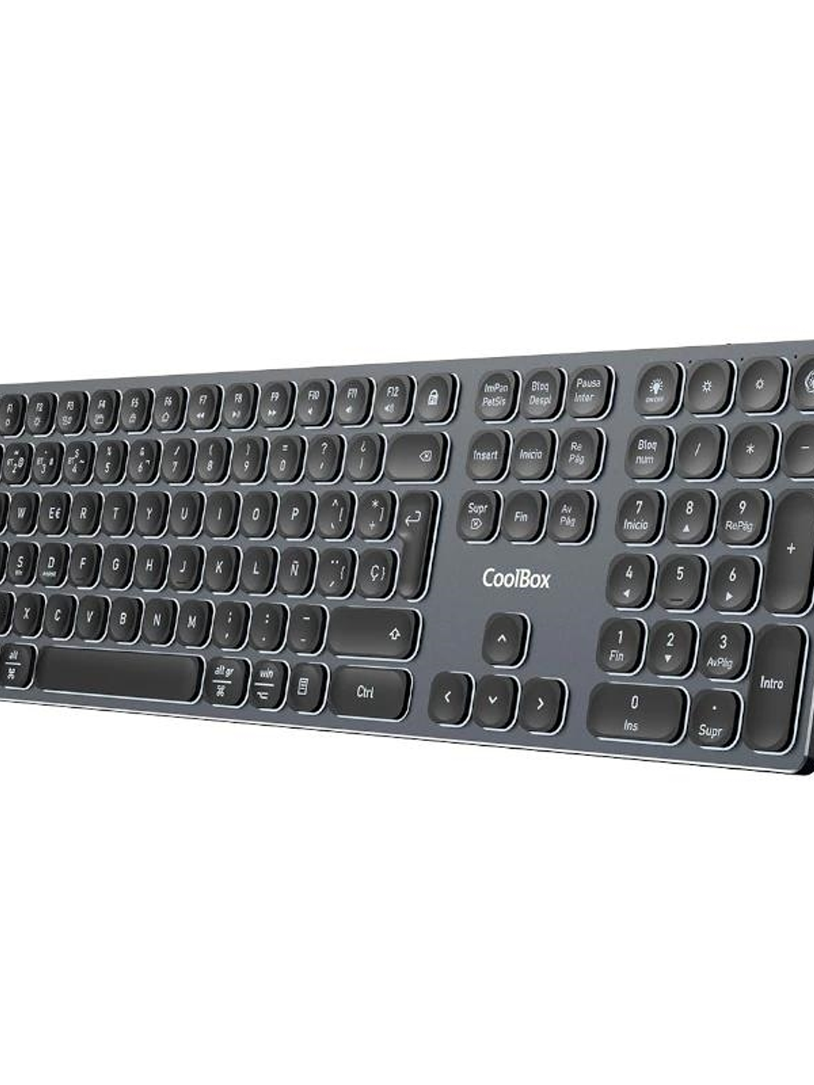 Coolbox Teclado Inal. Retroil.MOONLIGHT B431 Negro 1