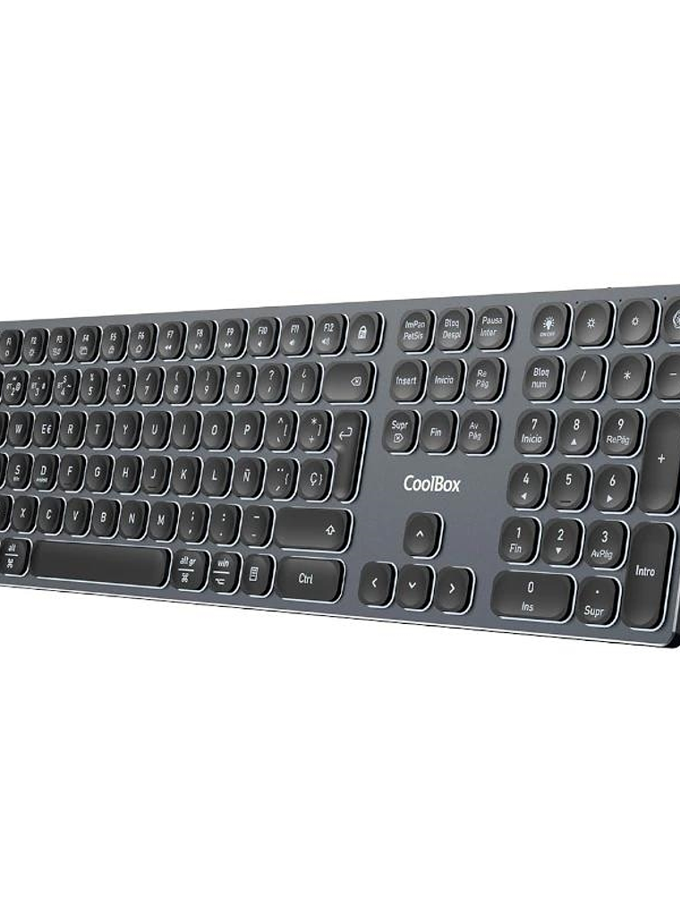 Coolbox Teclado Inal. Retroil.MOONLIGHT B431 Negro 1