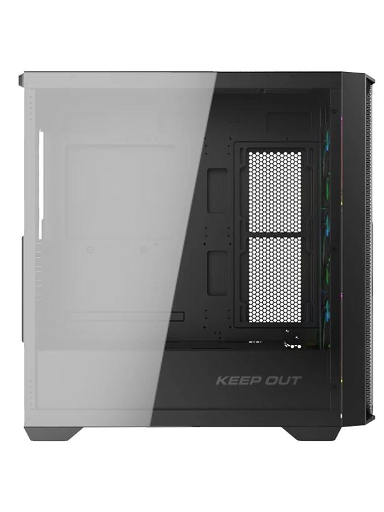 Keep Out Caja M-Atx KO XC-500 ARGB USB3 BlackGlass 3