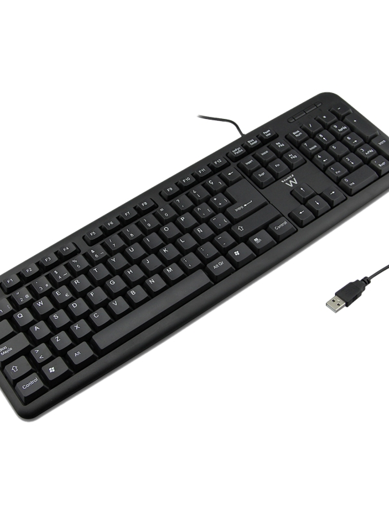 Ewent Teclado Slim EW3109 usb Negro 3