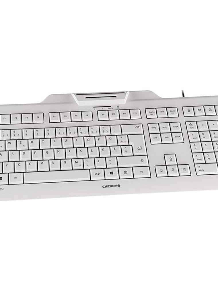 Cherry Teclado+Lector Chip Integrado (DNIe) Blanco 3